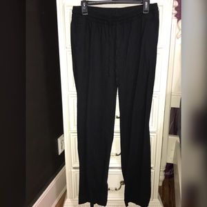 Old Navy: Black Linen Pants